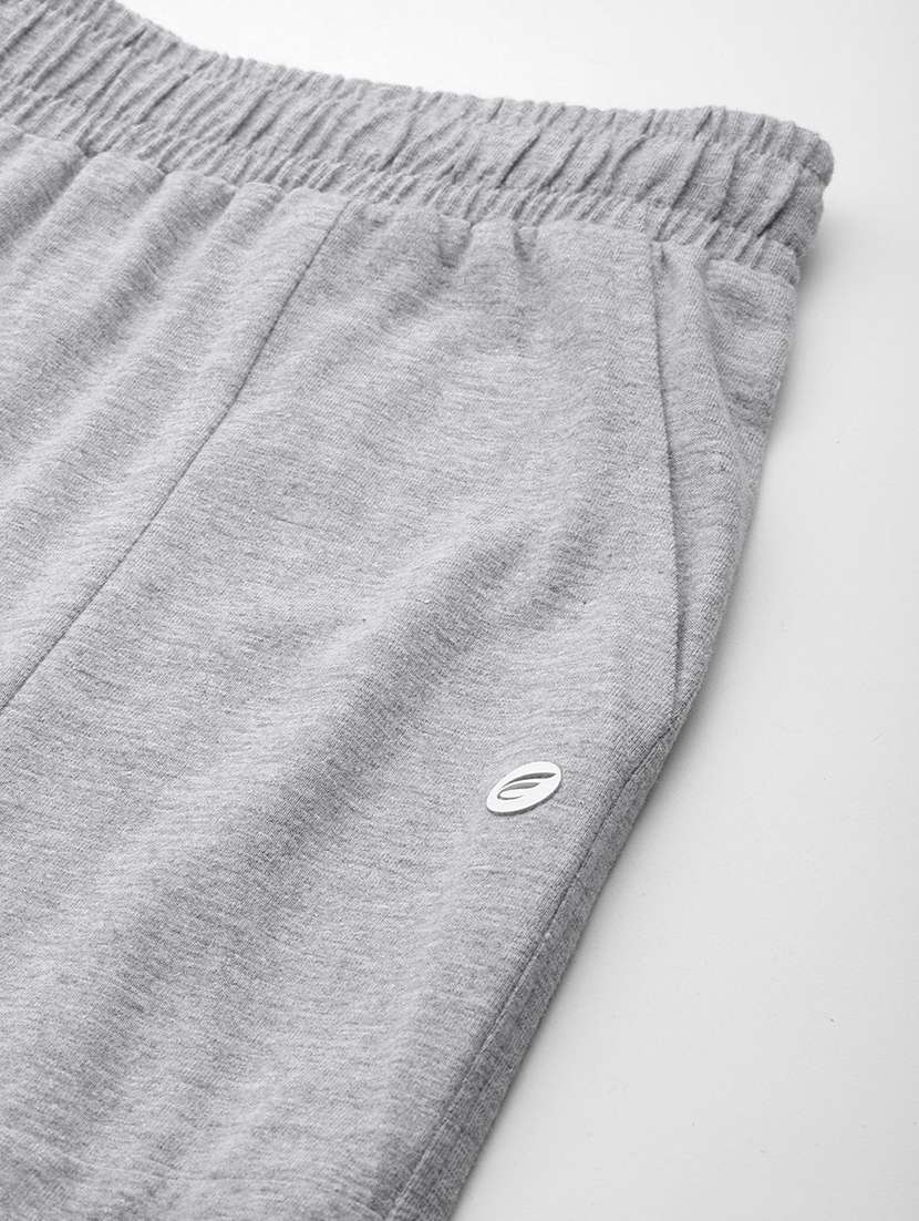 women solid high rise slim fit jogger - 21796530 - Standard Image - 4