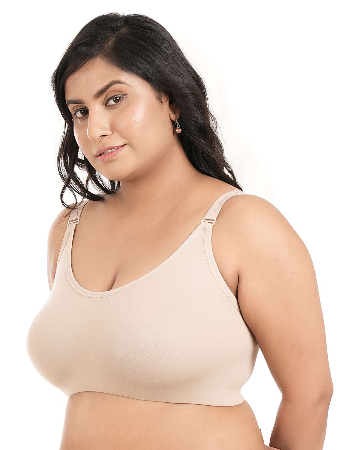 women plus size solid minimizer bra - 21796726 -  Standard Image - 1