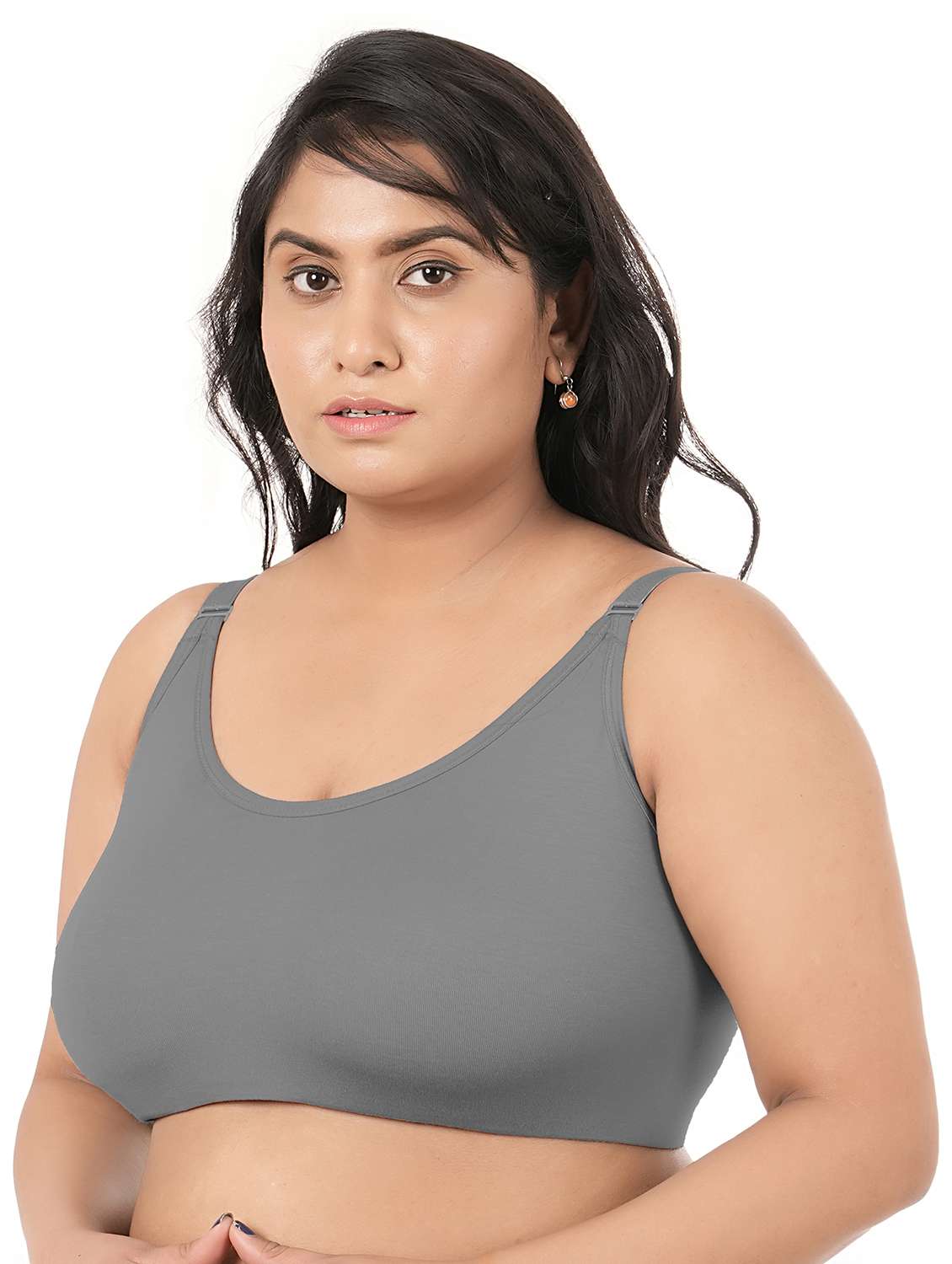 women plus size solid minimizer bra - 21796727 -  Standard Image - 1