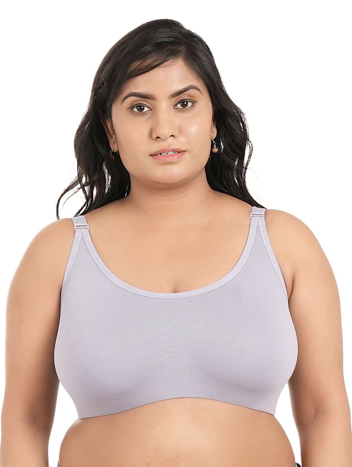 women plus size solid minimizer bra