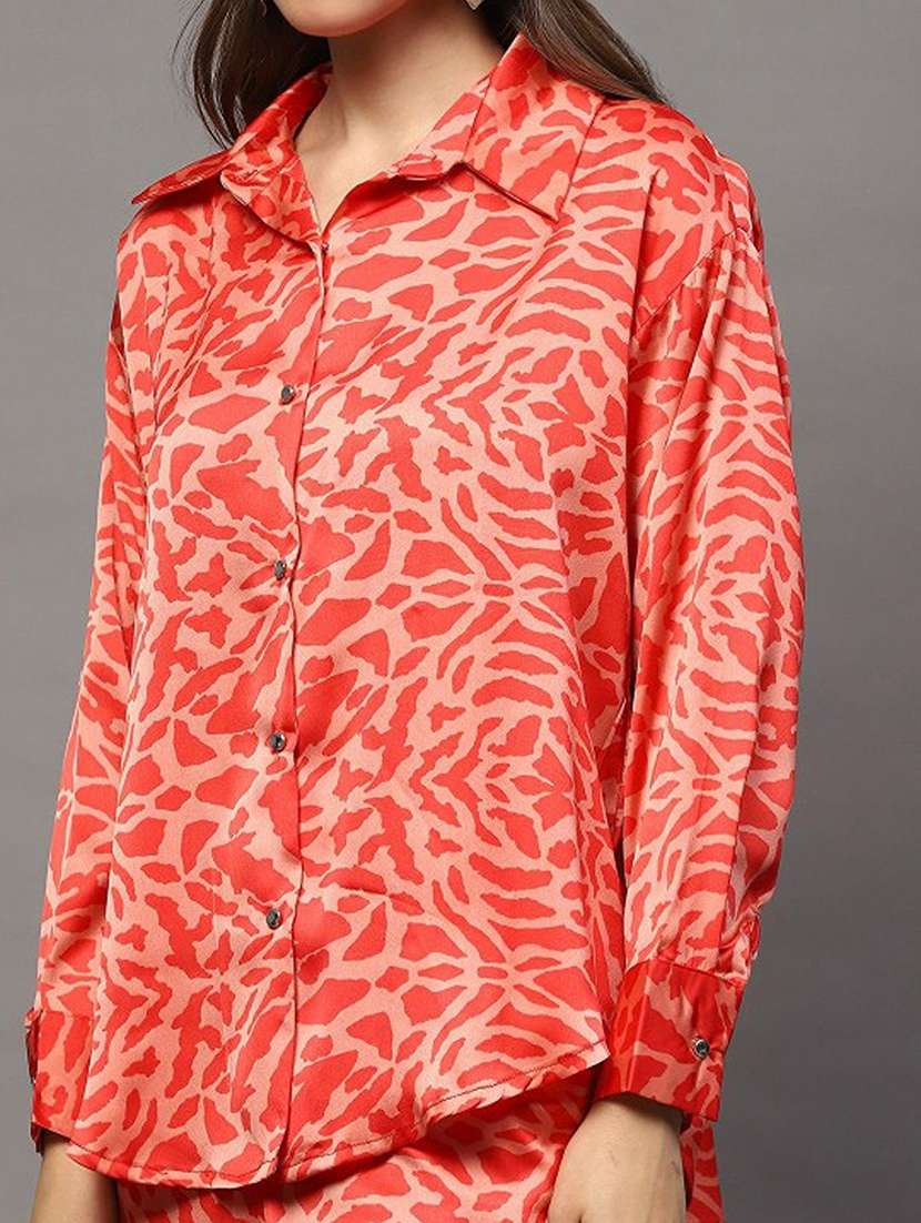 women printed shirt and trouser co-ord set - 21797000 -  Standard Image - 4