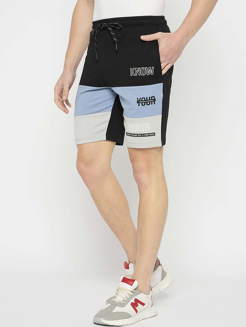 men color blocked mid rise short - 21797009 -  Standard Image - 1