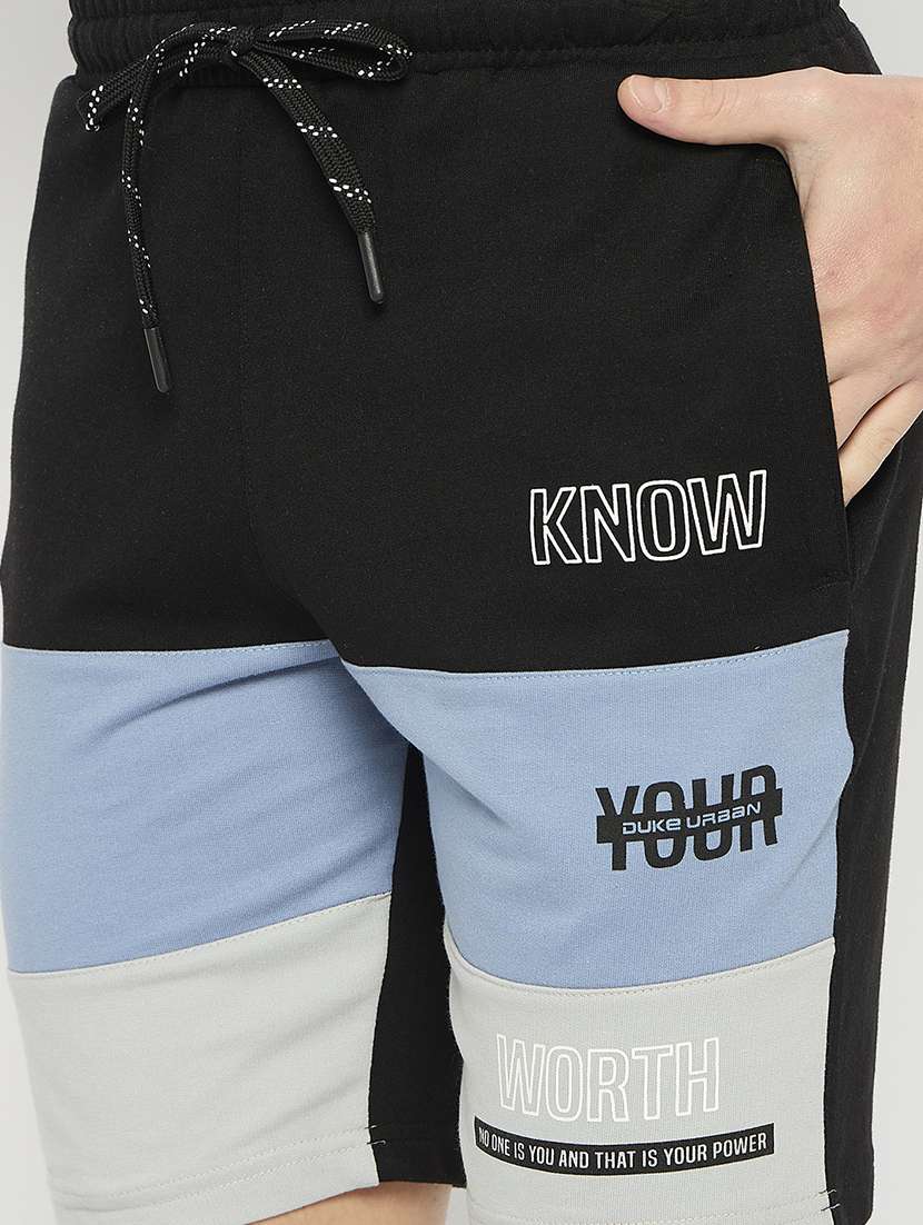 men color blocked mid rise short - 21797009 -  Standard Image - 4