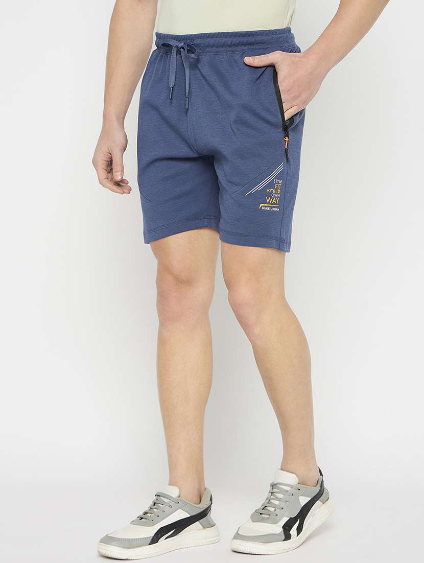 men solid mid rise regular fit short - 21797010 -  Standard Image - 1