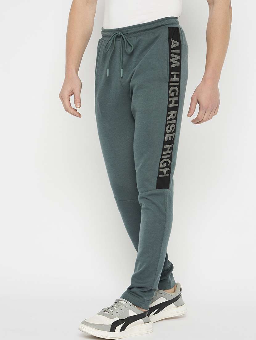men tapered mid rise full length track pant - 21797020 -  Standard Image - 1