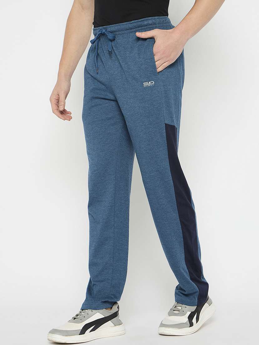 men tapered mid rise full length track pant - 21797022 -  Standard Image - 1