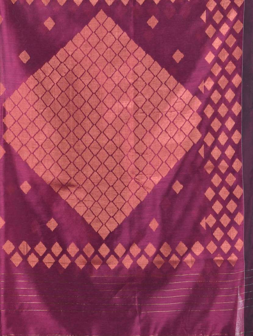 women self design zari weave handloom saree with blouse - 21839489 - Standard Image - 4