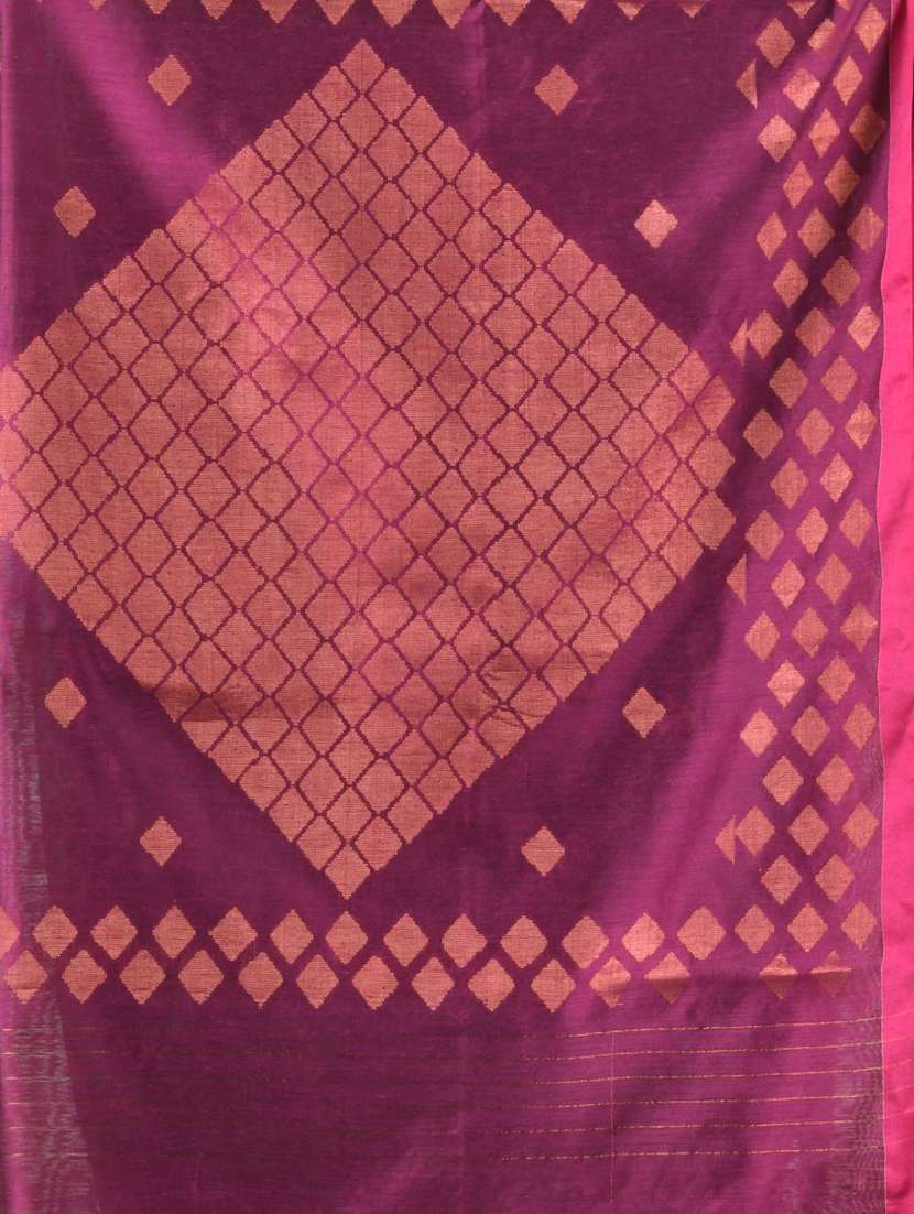 women self design zari weave handloom saree with blouse - 21839490 -  Standard Image - 4