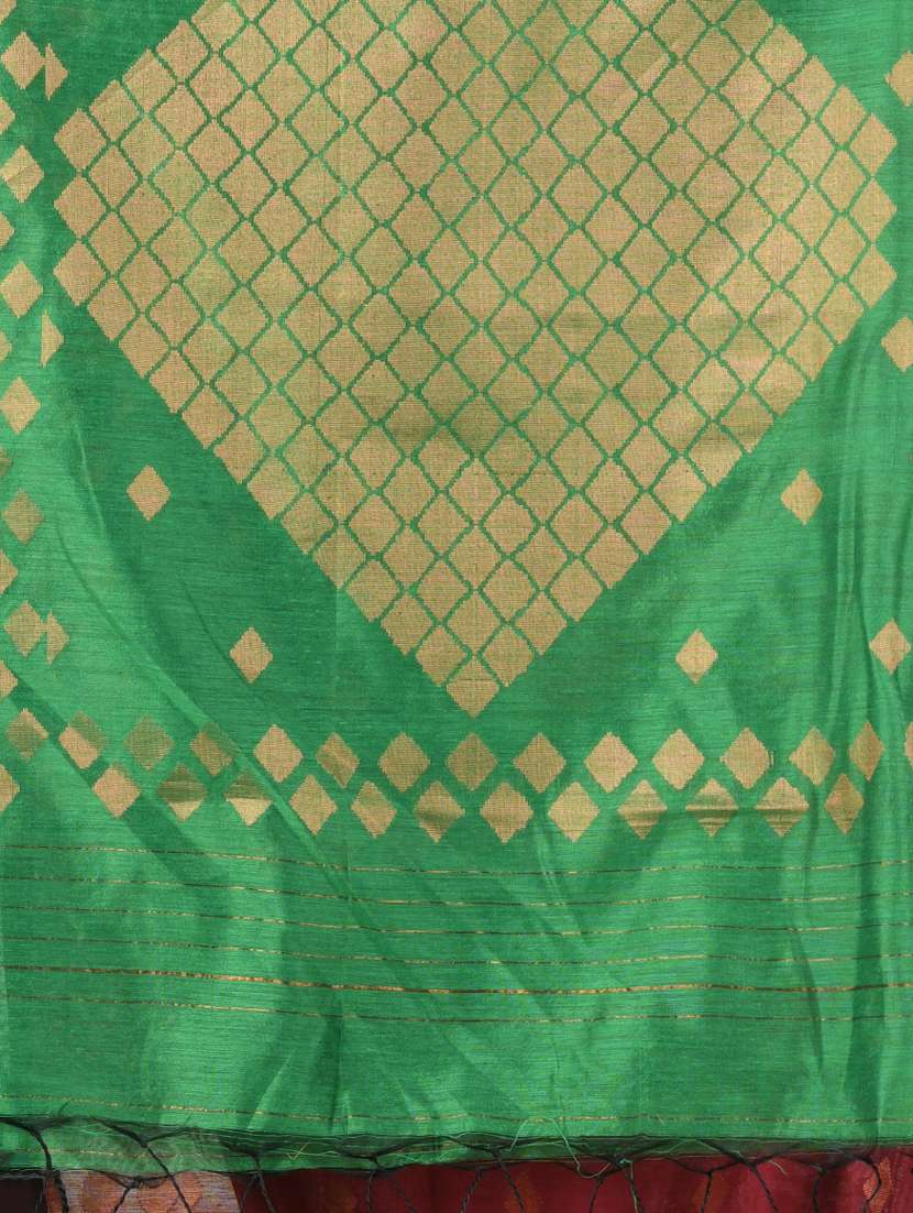 women self design zari weave handloom saree with blouse - 21839491 -  Standard Image - 4