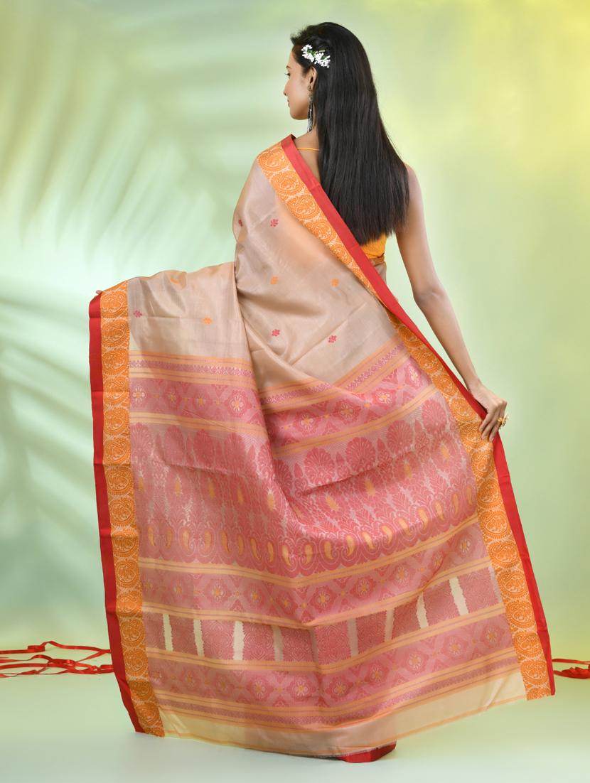 women self design tussar silk saree - 21839502 - Standard Image - 4