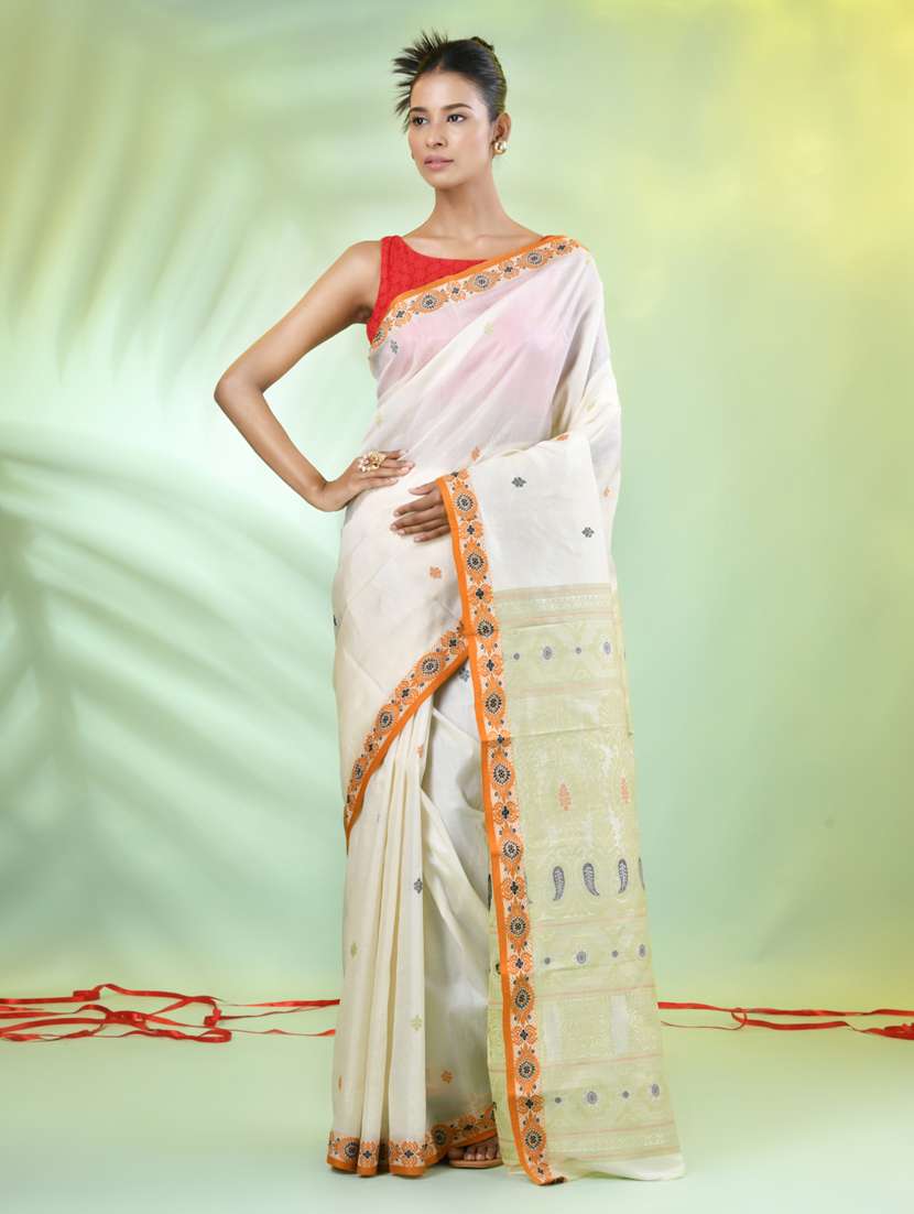 women self design tussar silk saree - 21839504 -  Standard Image - 1
