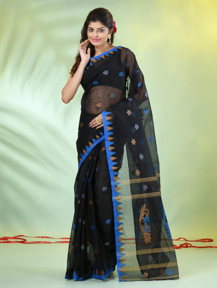 women black handloom saree - 21839505 -  Standard Image - 1