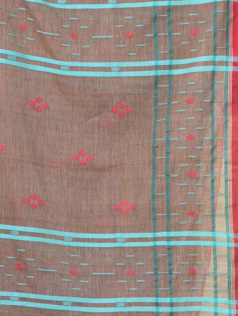 women self design handloom saree with blouse - 21839557 - Standard Image - 4