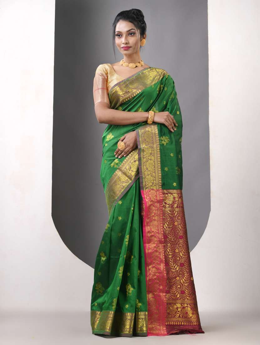 women self design bordered saree with blouse - 21839600 - Standard Image - 1