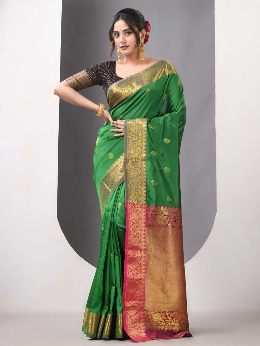 women self design bordered saree with blouse - 21839606 -  Standard Image - 1