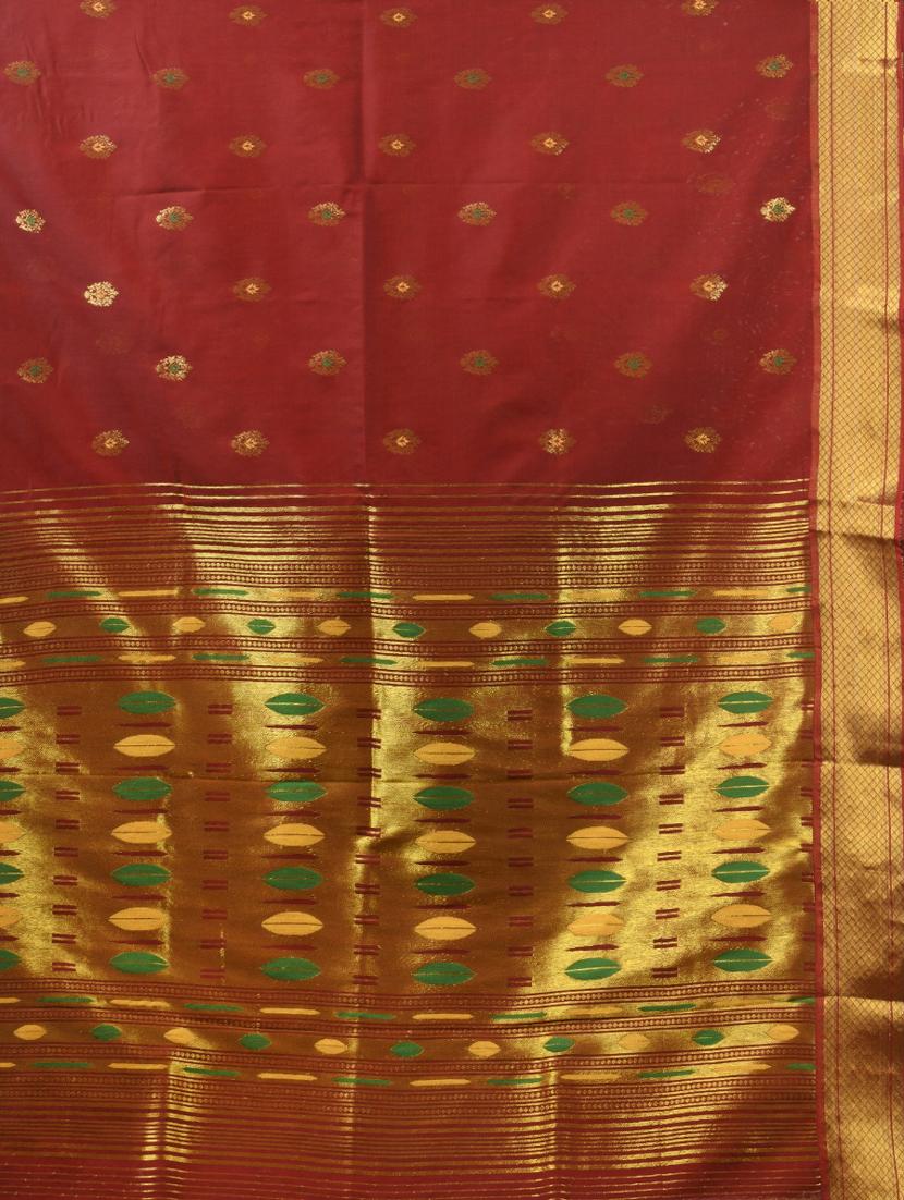 women self design paithani saree with blouse - 21839623 - Standard Image - 4