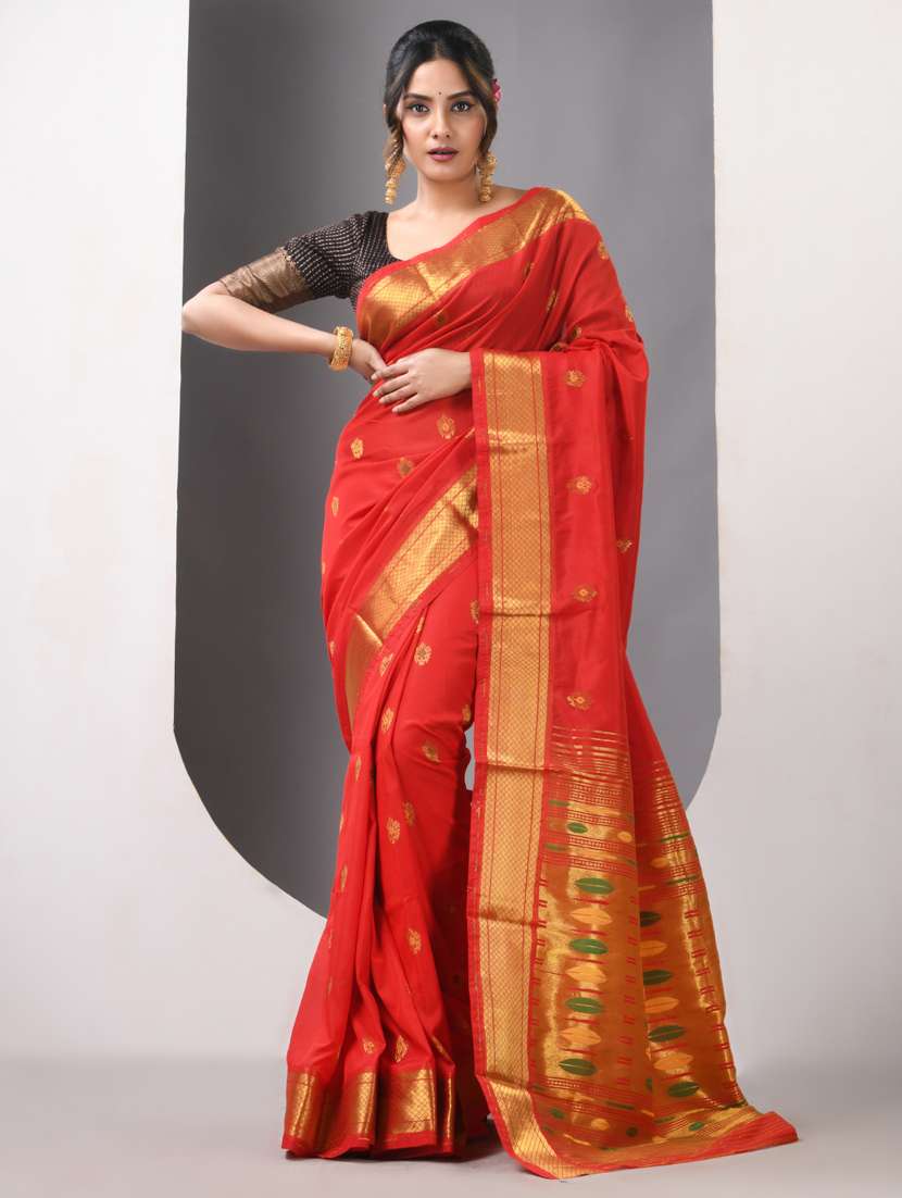 women self design paithani saree with blouse - 21839625 -  Standard Image - 1