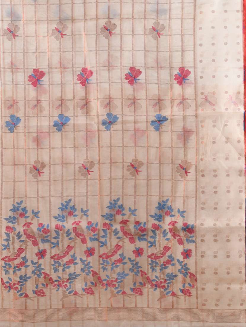 women self design handloom saree with blouse - 21839626 - Standard Image - 4