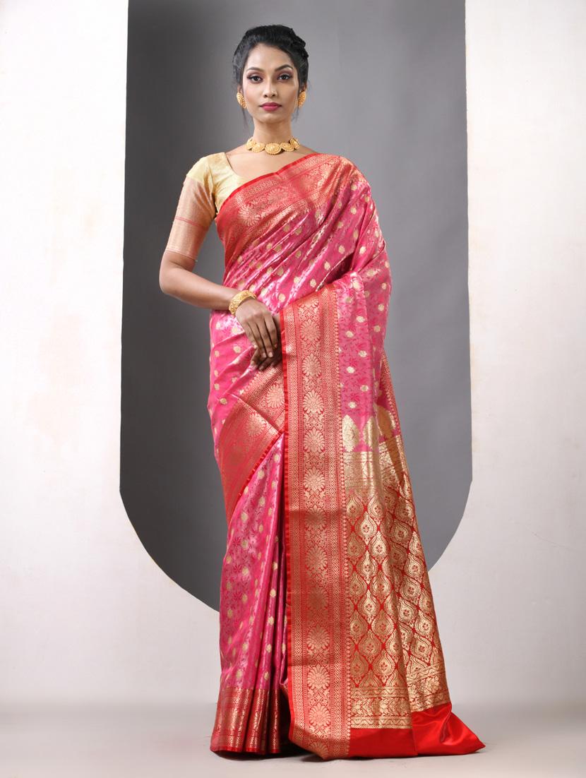women self design banarasi saree with blouse - 21839669 -  Standard Image - 1