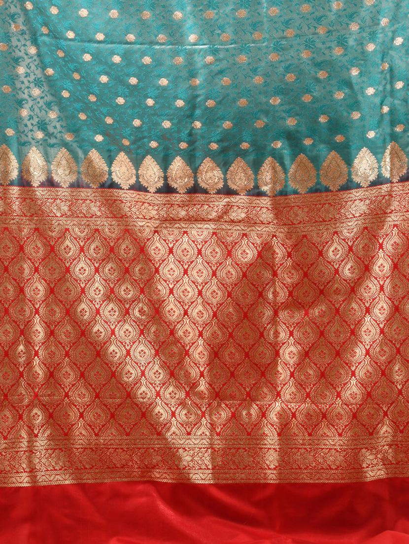 women self design banarasi saree with blouse - 21839673 - Standard Image - 4