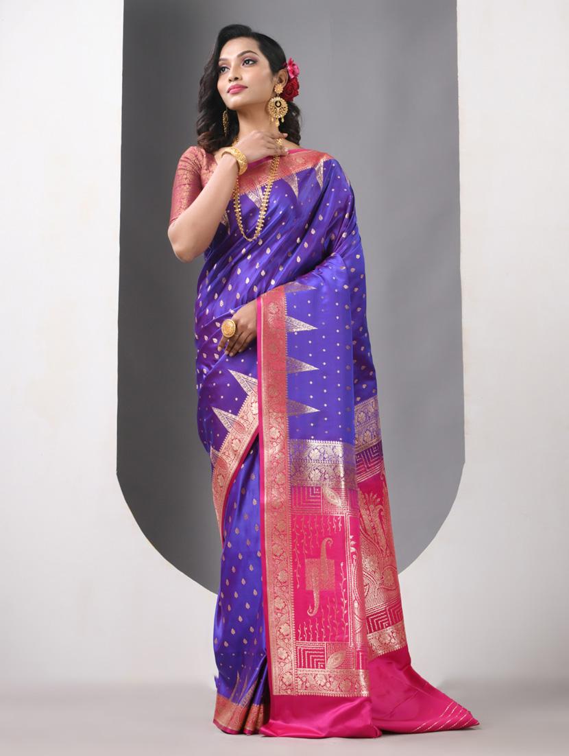 women self design banarasi saree with blouse - 21839683 -  Standard Image - 1
