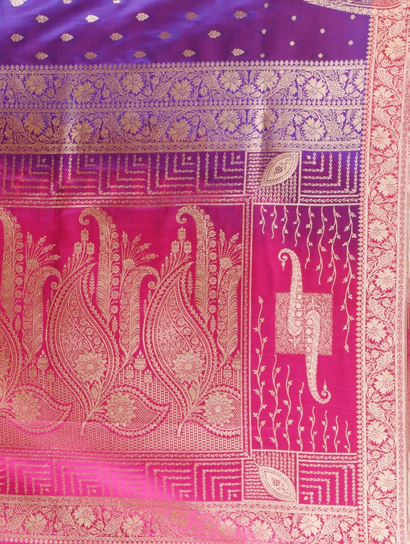 women self design banarasi saree with blouse - 21839683 - Standard Image - 4