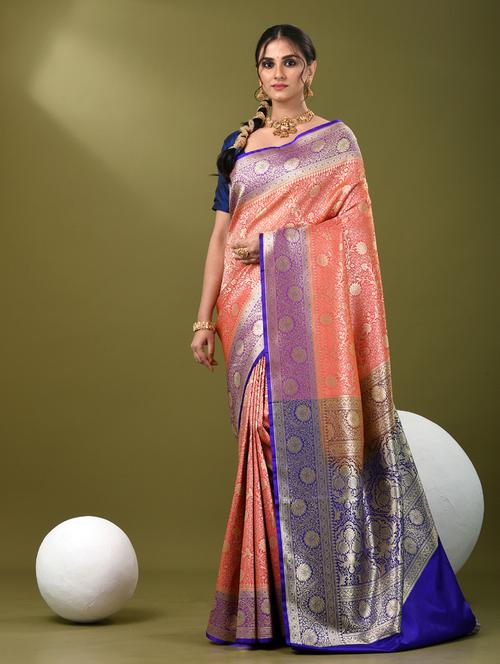 women self design banarasi saree with blouse - 21839706 - Standard Image - 0