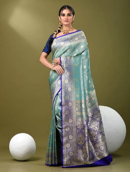 women self design banarasi saree with blouse - 21839708 - Standard Image - 0