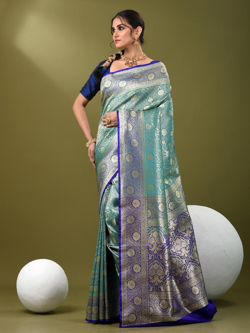 women self design banarasi saree with blouse - 21839708 - Standard Image - 1