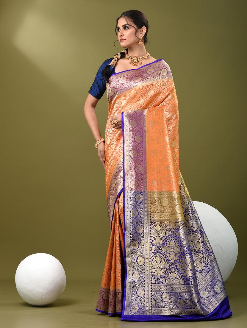 women self design banarasi saree with blouse - 21839710 -  Standard Image - 1