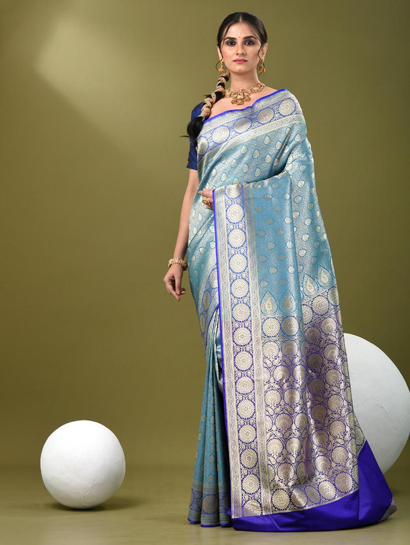 women self design banarasi saree with blouse - 21839711 - Standard Image - 1