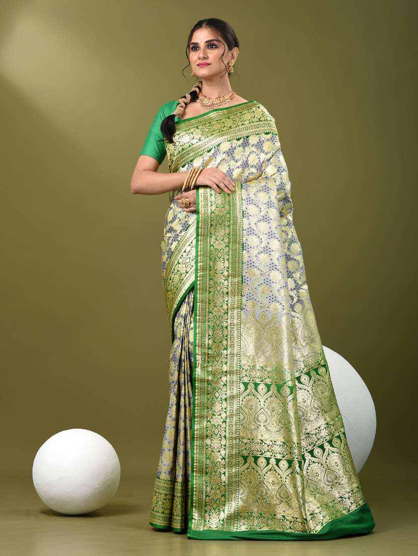 women self design banarasi saree with blouse - 21839733 -  Standard Image - 1