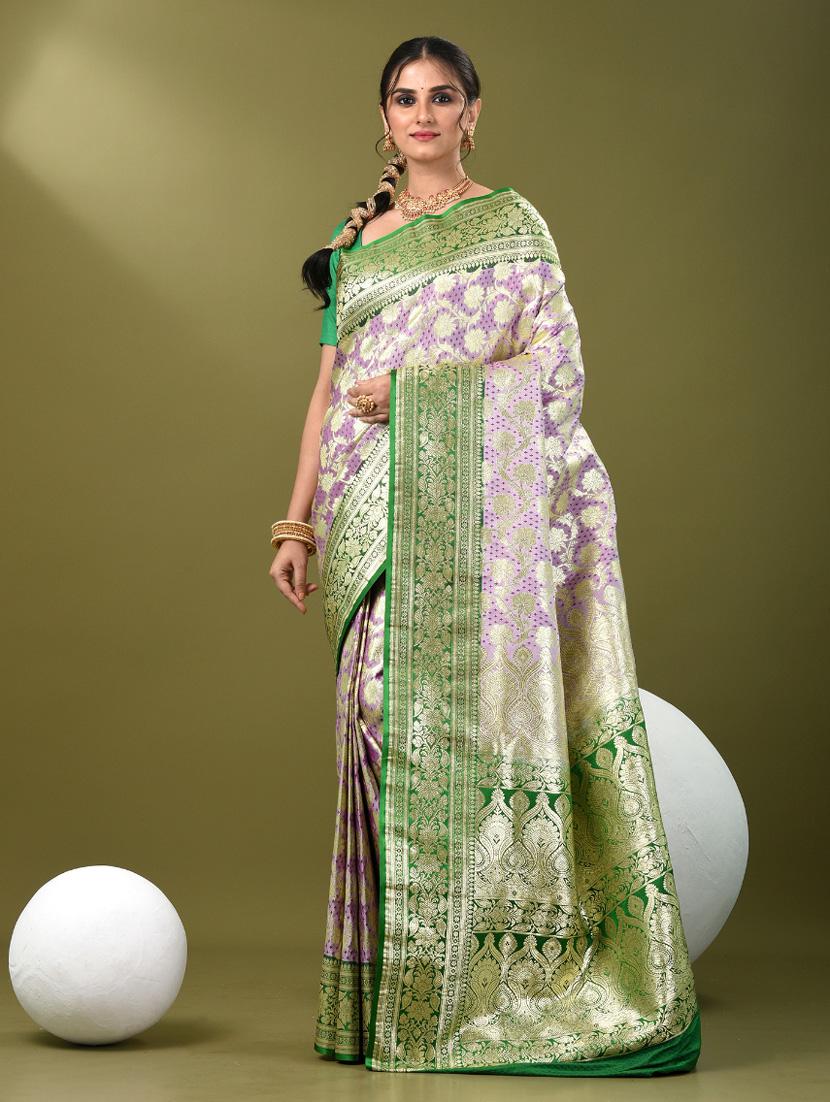 women self design banarasi saree with blouse - 21839735 -  Standard Image - 1
