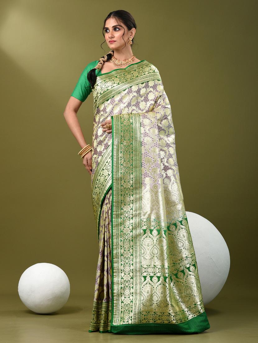 women self design banarasi saree with blouse - 21839736 -  Standard Image - 1