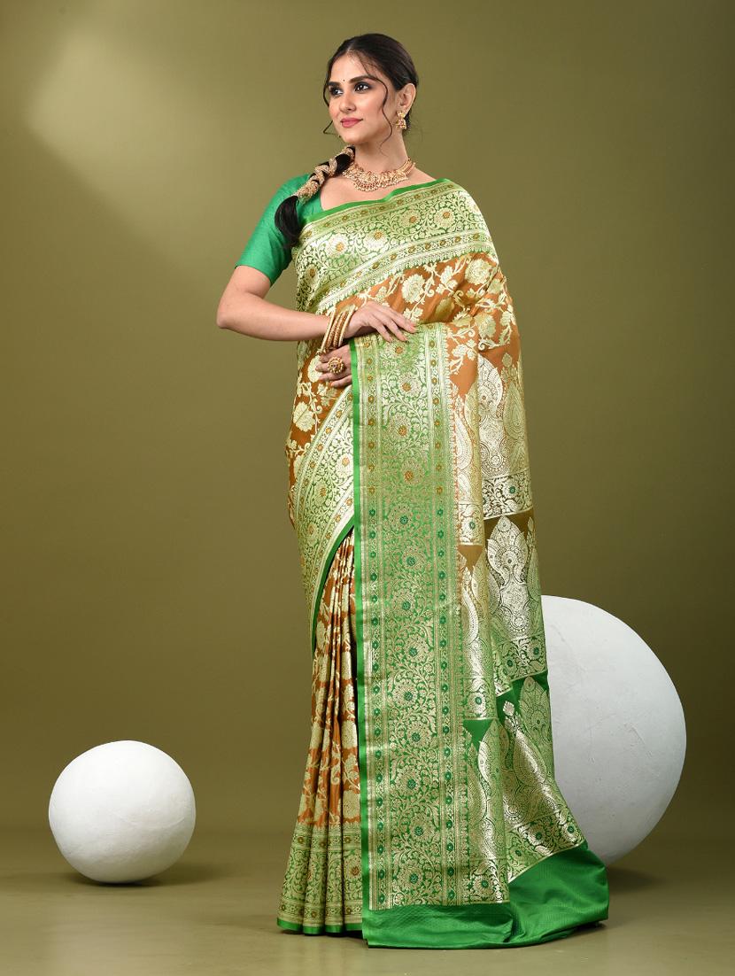 women self design banarasi saree with blouse - 21839743 - Standard Image - 1