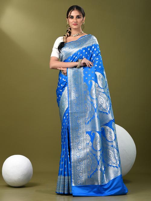 women self design banarasi saree with blouse - 21839744 -  Standard Image - 0