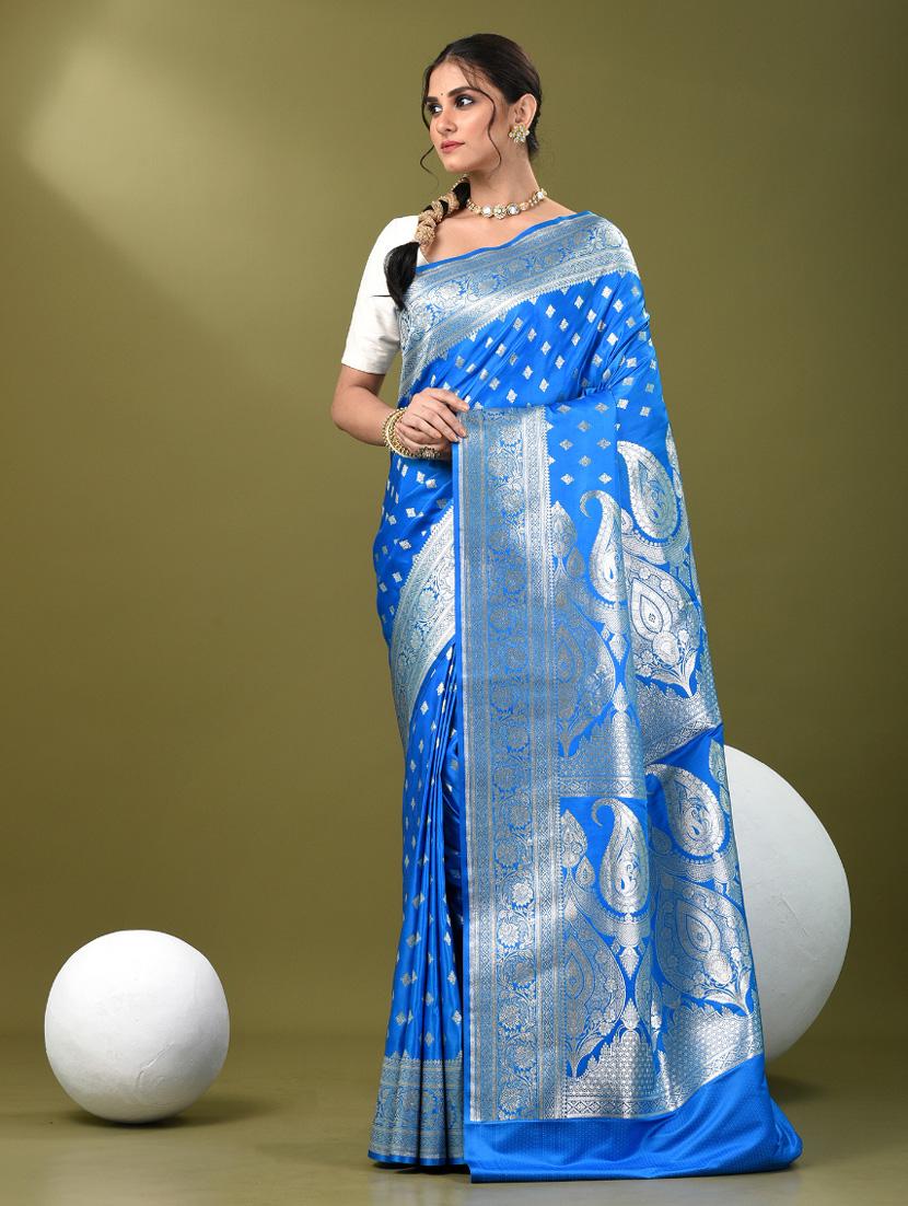 women self design banarasi saree with blouse - 21839744 -  Standard Image - 1