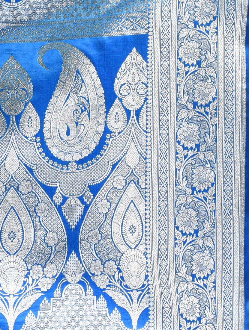 women self design banarasi saree with blouse - 21839744 - Standard Image - 4