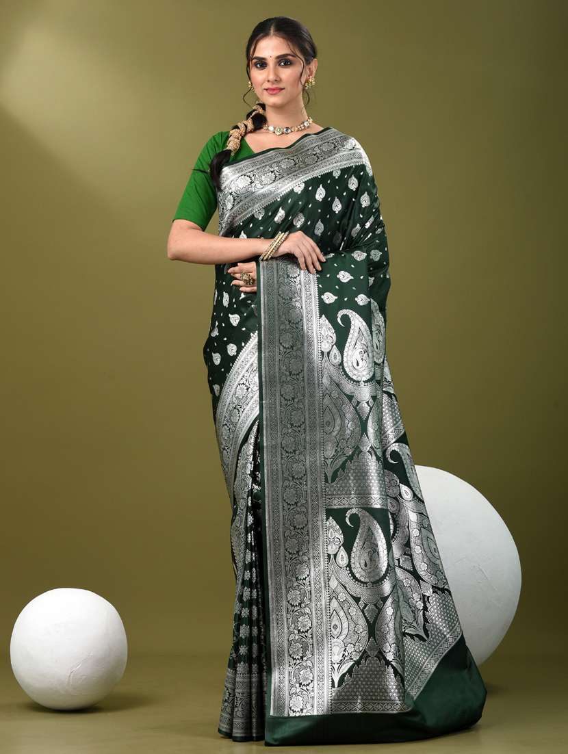 women self design banarasi saree with blouse - 21839754 -  Standard Image - 1
