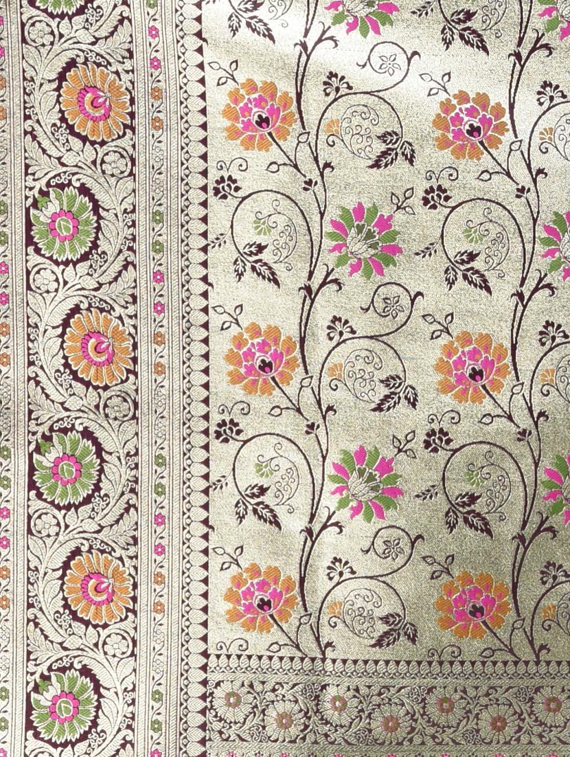 women self design banarasi saree with blouse - 21839758 - Standard Image - 4