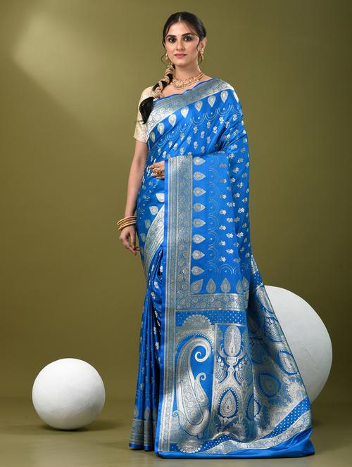 women self design banarasi saree with blouse - 21839759 -  Standard Image - 0