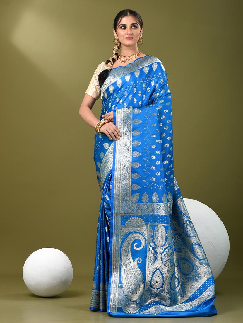 women self design banarasi saree with blouse - 21839759 - Standard Image - 1