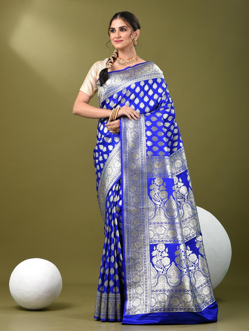 women self design banarasi saree with blouse - 21839764 - Standard Image - 1