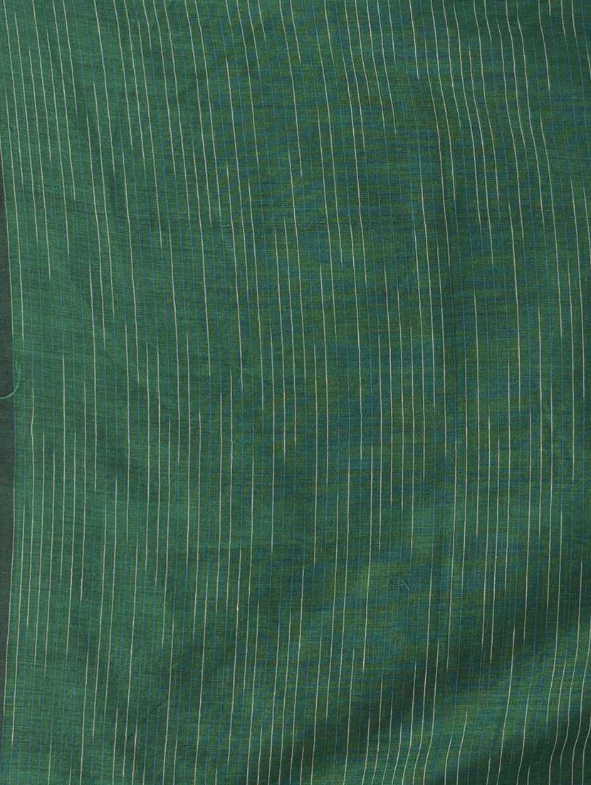 women green handloom saree with blouse - 21839766 -  Standard Image - 4