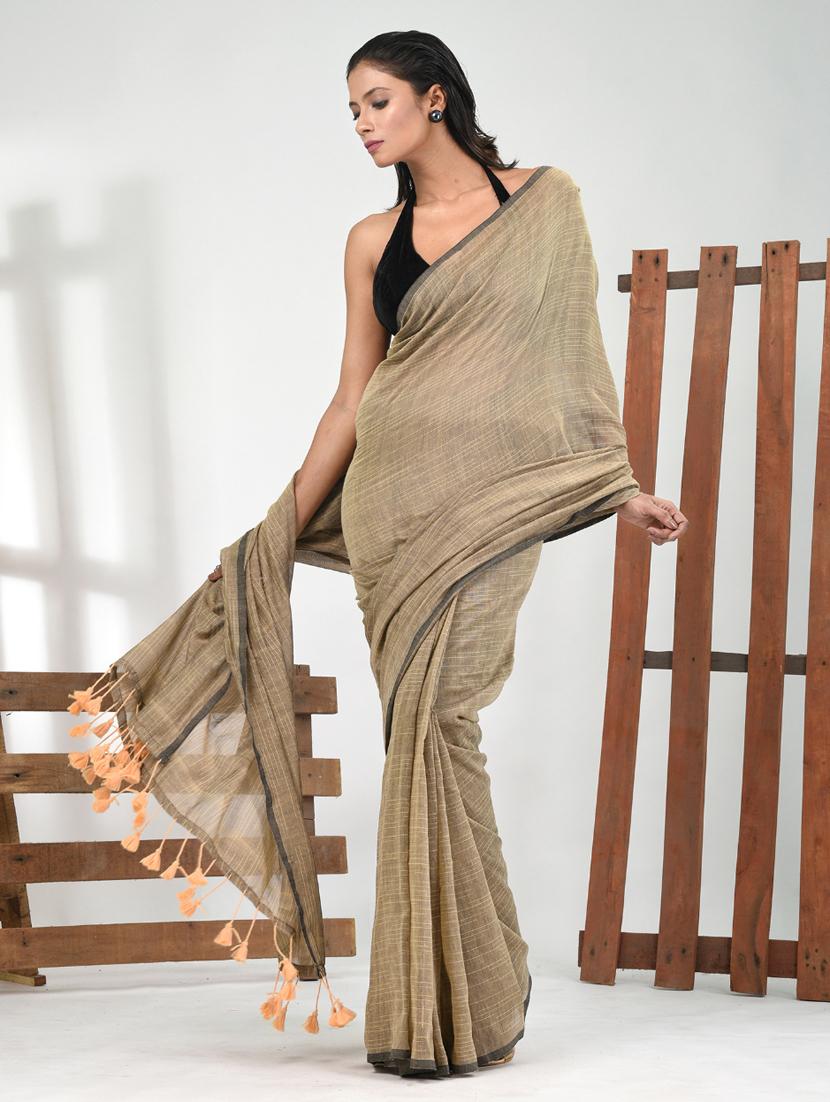 women self design bordered saree with blouse - 21839769 -  Standard Image - 1