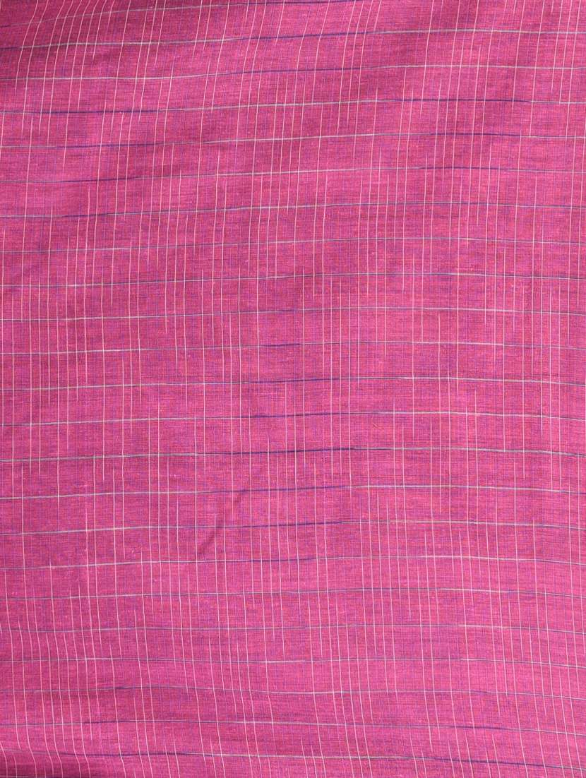 women blue handloom saree with blouse - 21839774 -  Standard Image - 4