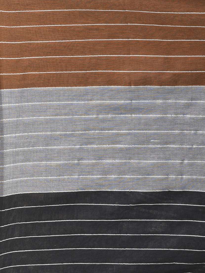 women grey handloom saree with blouse - 21839793 -  Standard Image - 4