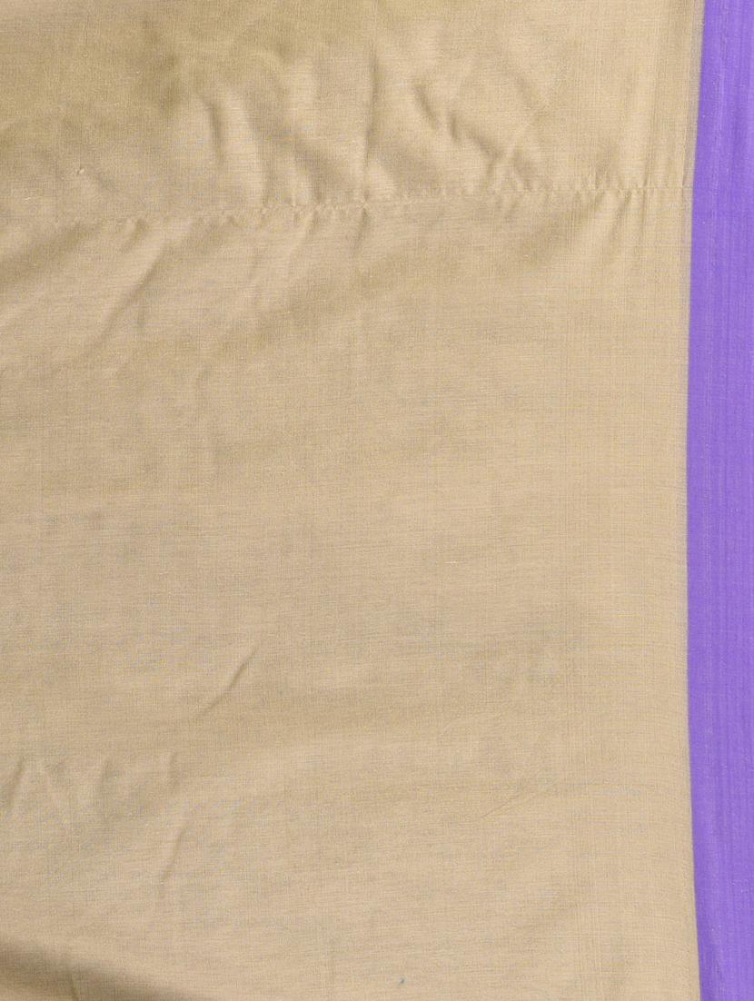 women beige handloom saree with blouse - 21839798 - Standard Image - 4