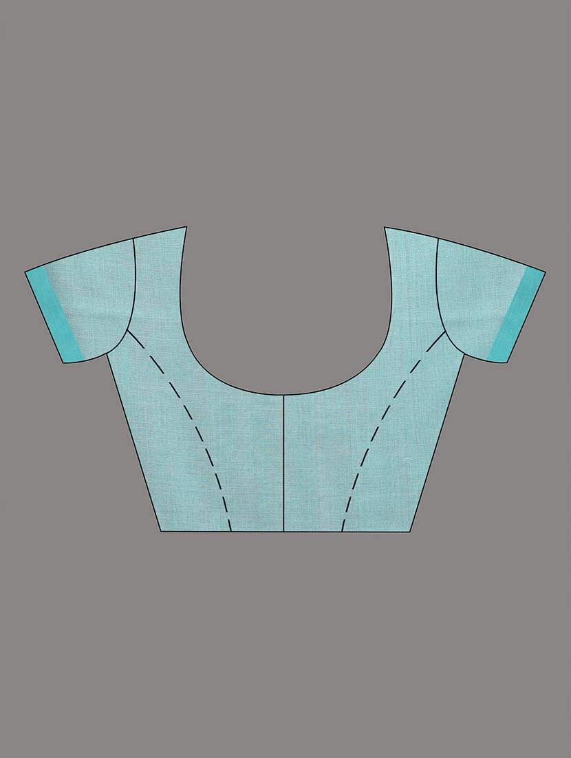 women striped handloom saree with blouse - 21839805 -  Standard Image - 4