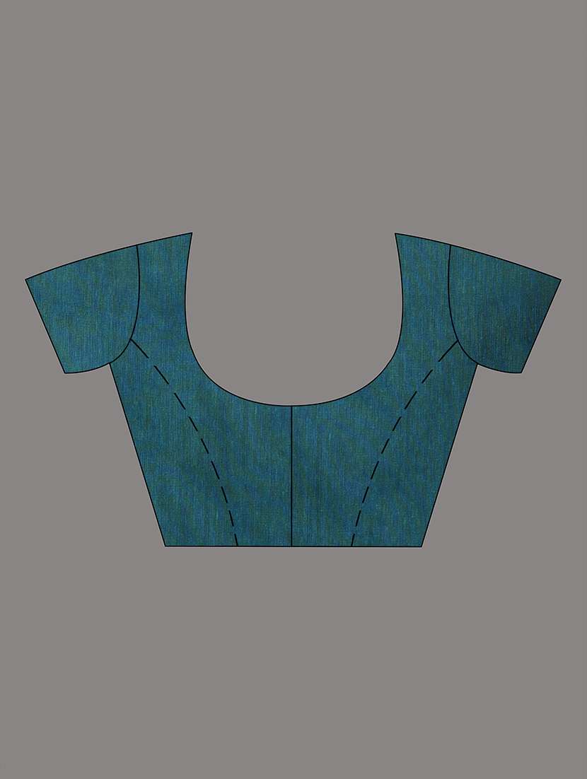 women solid handloom saree with blouse - 21839816 -  Standard Image - 4